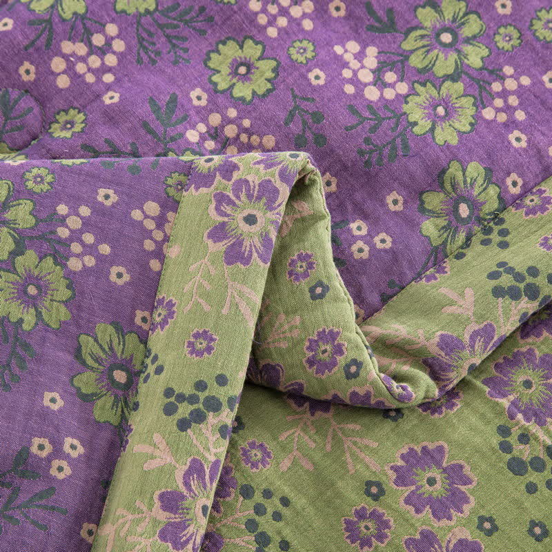 Plum Blossom Cotton Gauze Jacquard Quilt - image 3