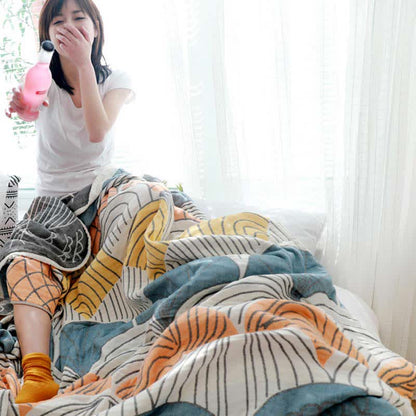 ownkoti Shell Print Cotton Quilt Reversible Blanket - image 3