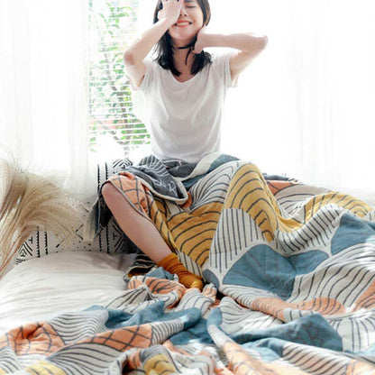 ownkoti Shell Print Cotton Quilt Reversible Blanket - image 4