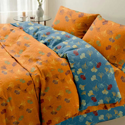 Ginkgo Biloba Cotton Bedding Set(4PCS) - image 10