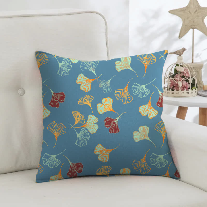 Ginkgo Biloba Cotton Jacquard Square Pillowcases(2PCS) - image 5