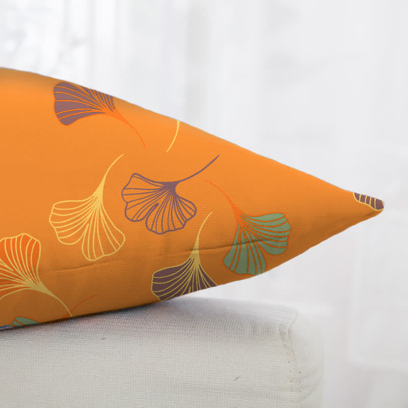 Ginkgo Biloba Cotton Jacquard Square Pillowcases(2PCS) - image 2