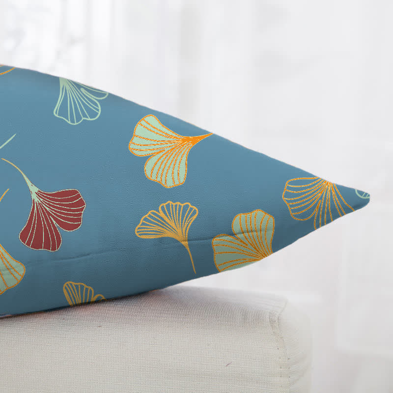 Ginkgo Biloba Cotton Jacquard Square Pillowcases(2PCS) - image 6