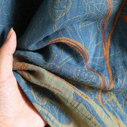 Vintage Lotus Cotton Double Gauze Nightdress - image 6