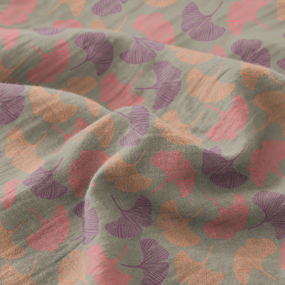 Ginkgo Leaf Cotton Gauze Bedspread - image 7