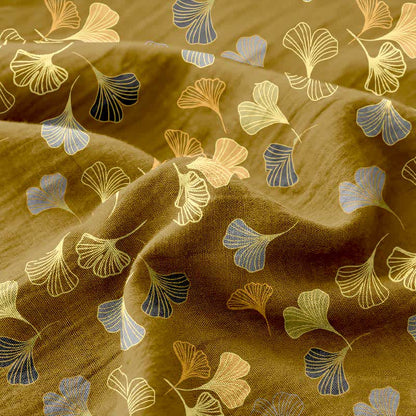 Ginkgo Reversible Cotton Gauze Jacquard Bedspread - image 3