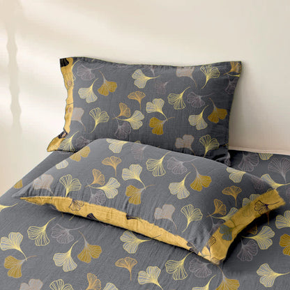 Ginkgo Reversible Cotton Gauze Jacquard Bedspread - image 10