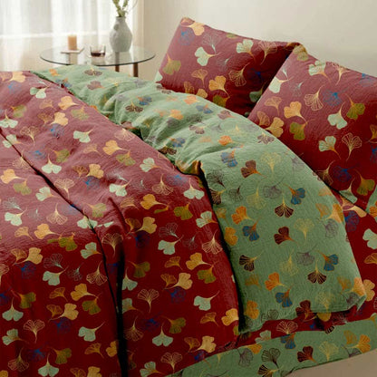 Ginkgo Biloba Cotton Bedding Set(4PCS) - image 22