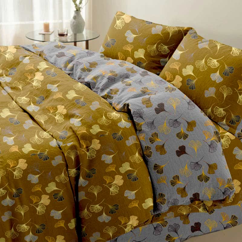 Ginkgo Biloba Cotton Bedding Set(4PCS) - image 2