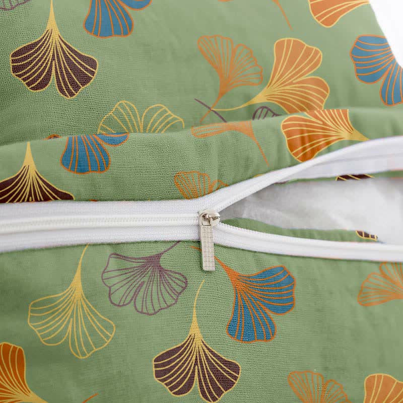 Ginkgo Biloba Cotton Jacquard Square Pillowcases(2PCS) - image 11