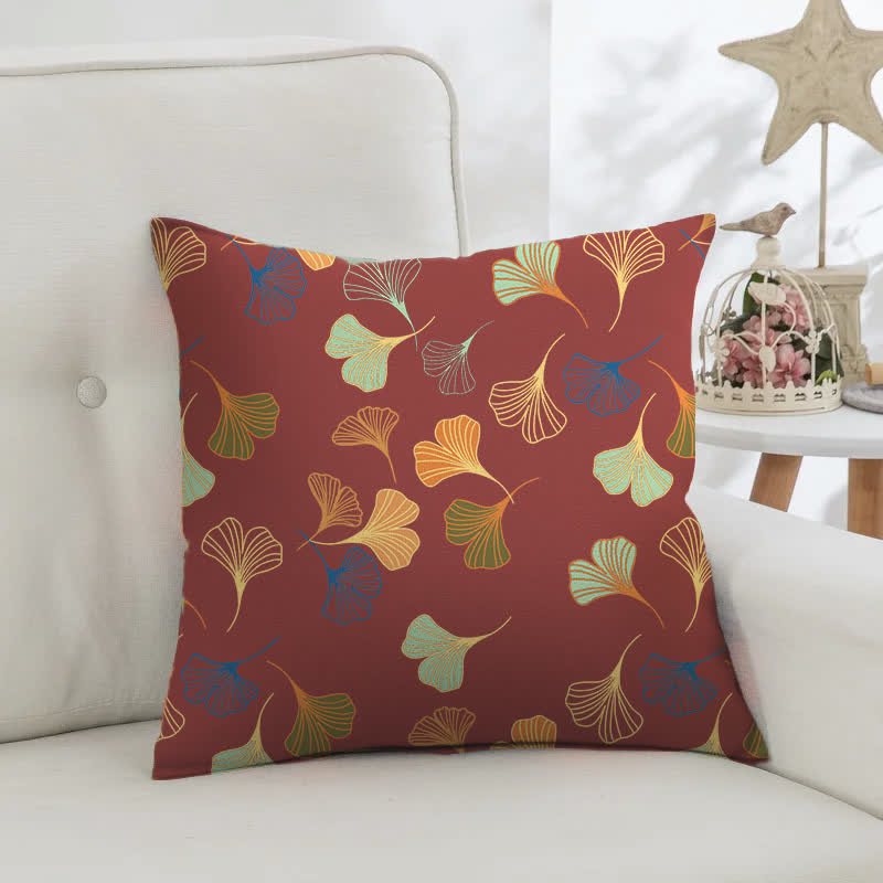 Ginkgo Biloba Cotton Jacquard Square Pillowcases(2PCS) - image 13