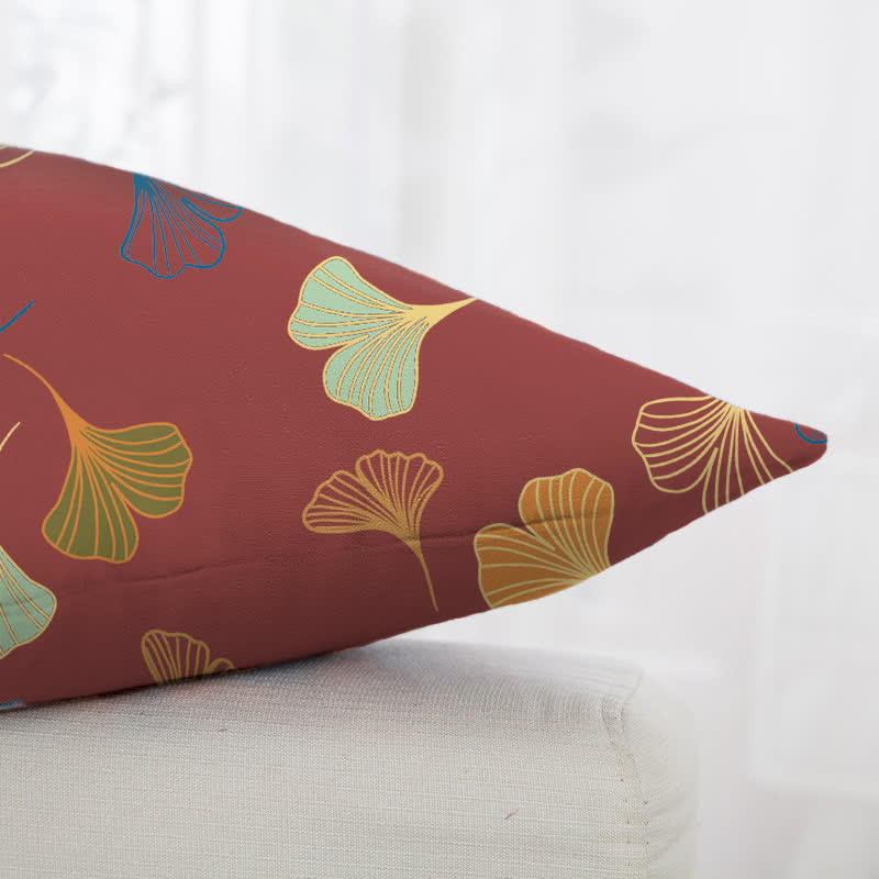 Ginkgo Biloba Cotton Jacquard Square Pillowcases(2PCS) - image 14