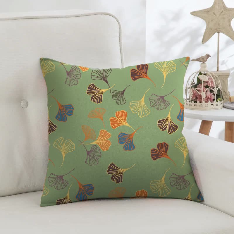 Ginkgo Biloba Cotton Jacquard Square Pillowcases(2PCS) - image 9