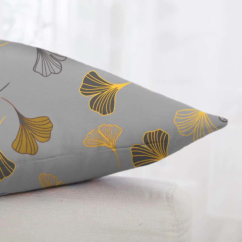 Ginkgo Biloba Cotton Jacquard Square Pillowcases(2PCS) - image 21