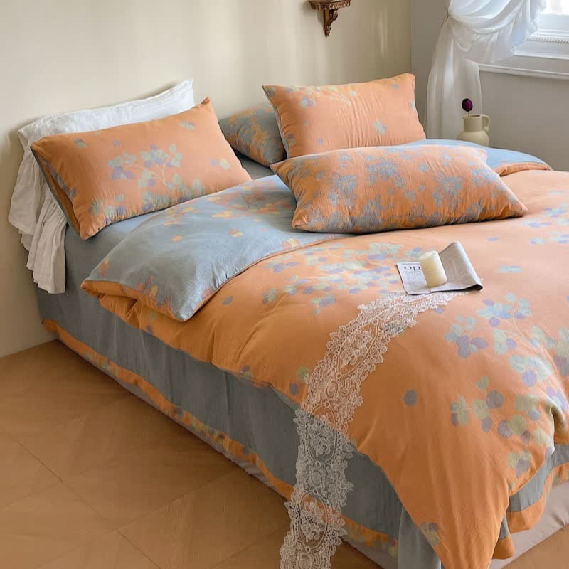 Botanical Cotton Double Gauze Bedding Set(4PCS) - image 5