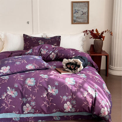 Nature-Inspired Cotton Gauze Bedding Set(4PCS) - image 0