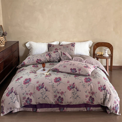Nature-Inspired Cotton Gauze Bedding Set(4PCS) - image 2