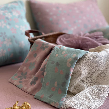 Cherry Blossom Cotton Gauze Bedding Set(4PCS) - image 5