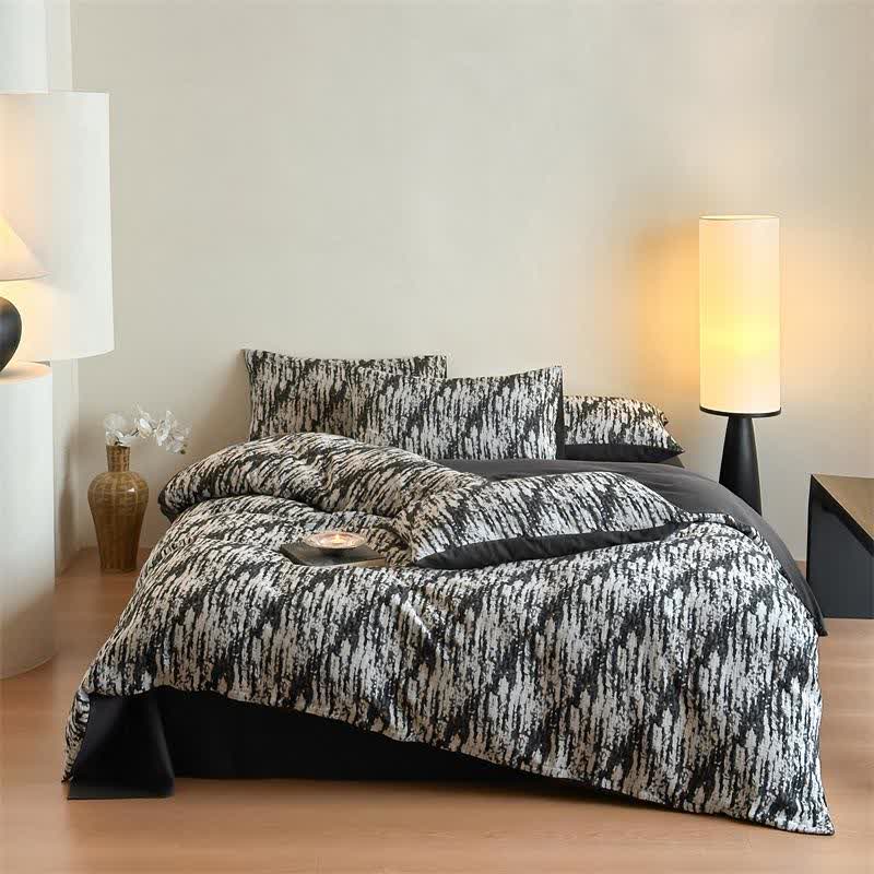 Ink Wash Natural Cotton Bedding Set(4PCS) - King - image 0
