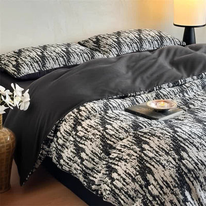 Ink Wash Natural Cotton Bedding Set(4PCS) - image 3