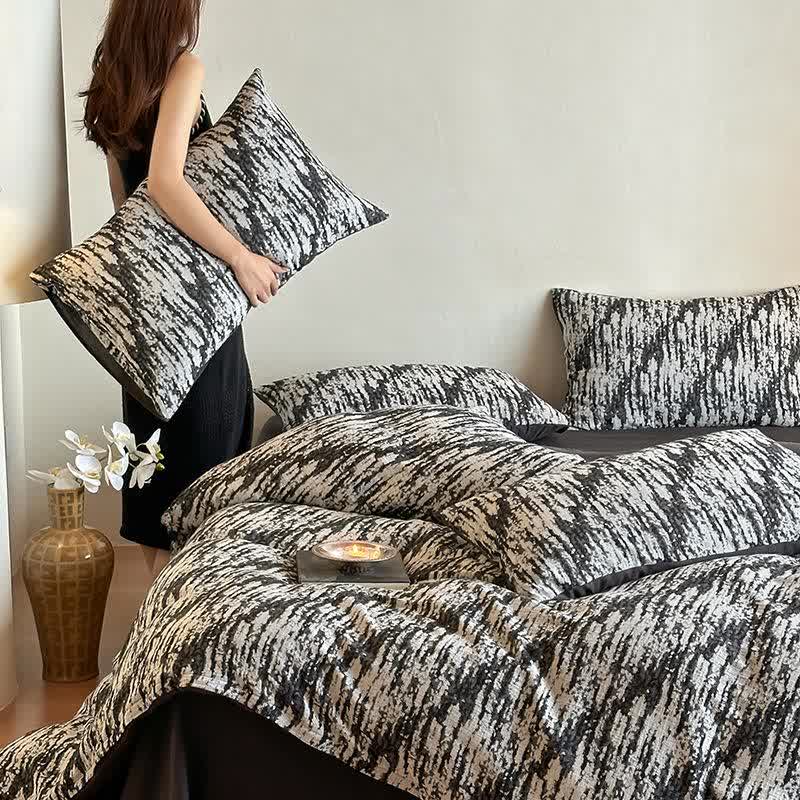 Ink Wash Natural Cotton Bedding Set(4PCS) - image 2