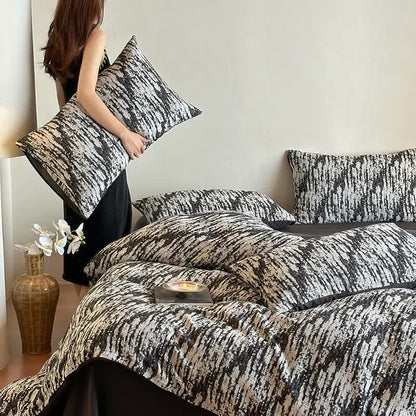 Ink Wash Natural Cotton Bedding Set(4PCS) - image 2