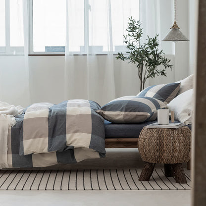Simple Style Duvet Cover Dorm Bedding Set - image 7
