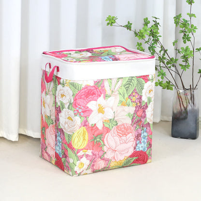Floral Leaf Zipper Storage Bag - A - 3PCS - 20"L x 16"W x 24"H - image 1