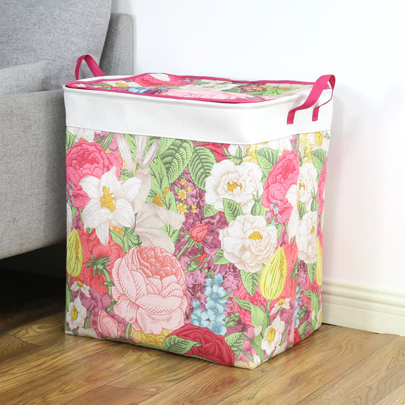 Floral Leaf Zipper Storage Bag - image 3