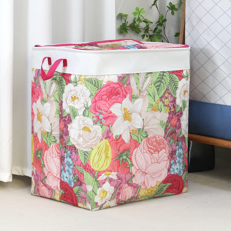 Floral Leaf Zipper Storage Bag - image 4