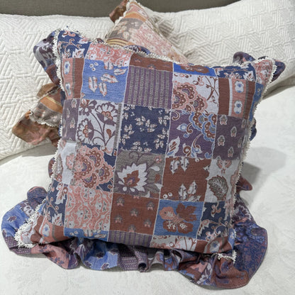 Vintage-Inspired Floral Accent Pillow - image 2