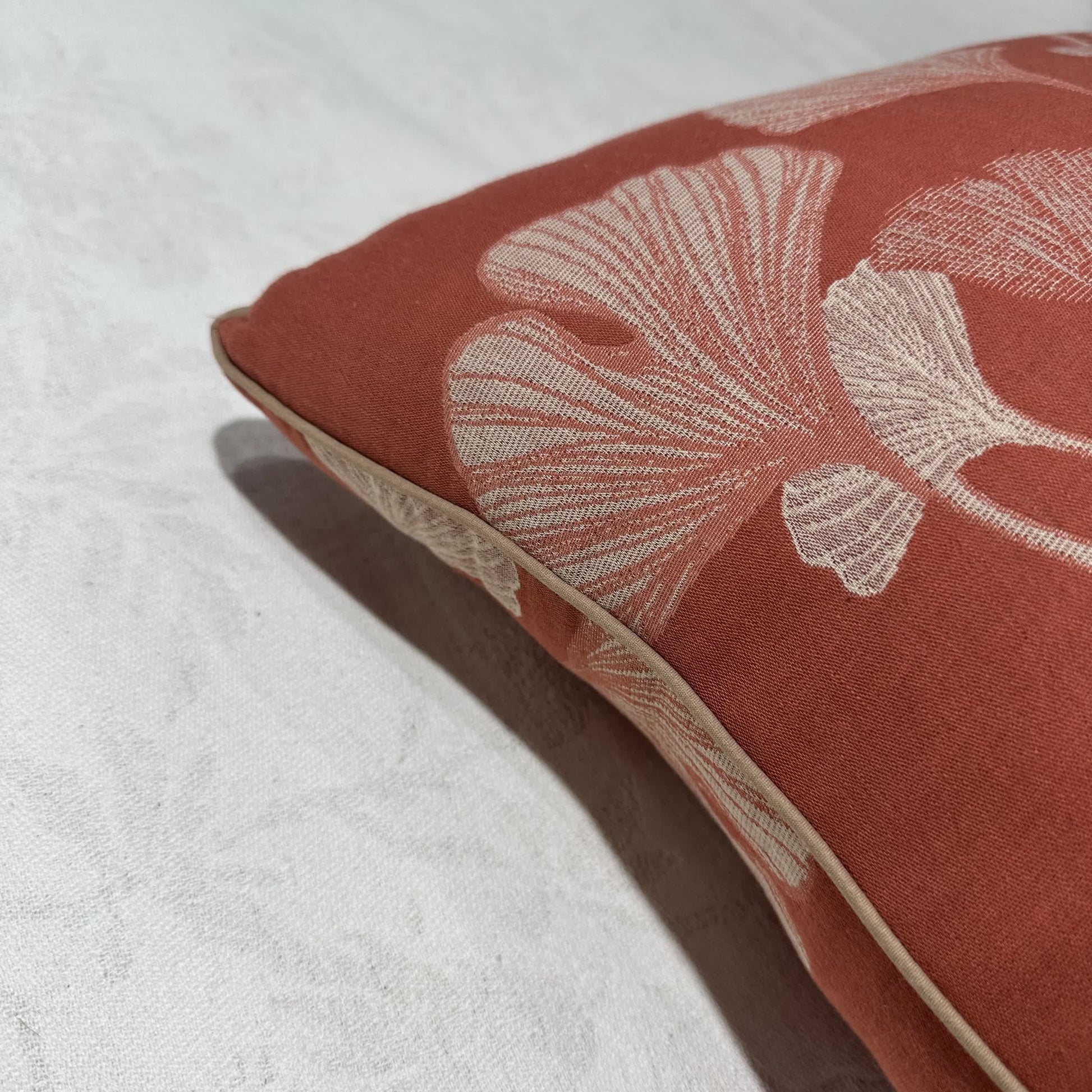 Rustic Ginkgo Leaf Accent Pillow - image 5