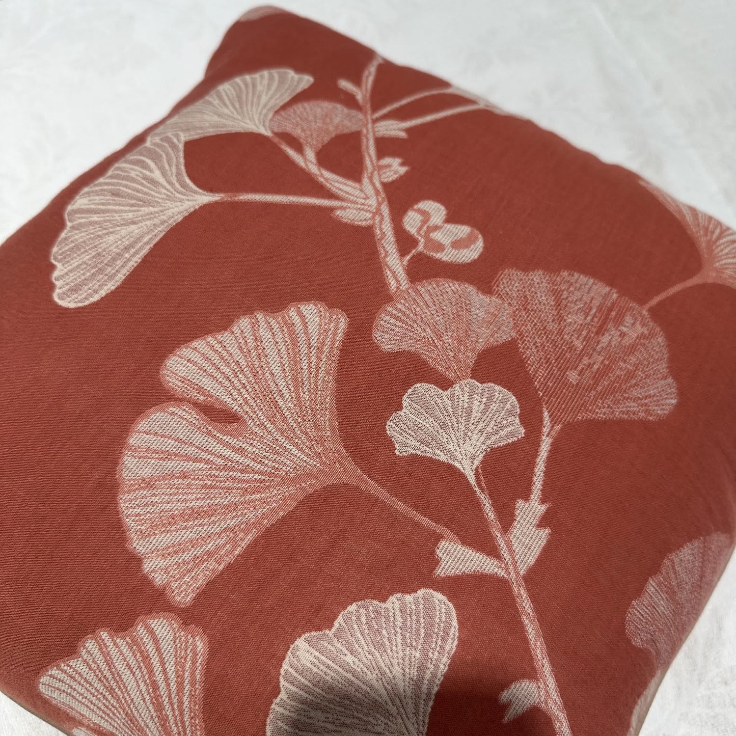Rustic Ginkgo Leaf Accent Pillow - image 3