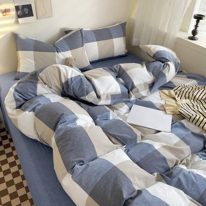 Simple Style Duvet Cover Dorm Bedding Set - image 5