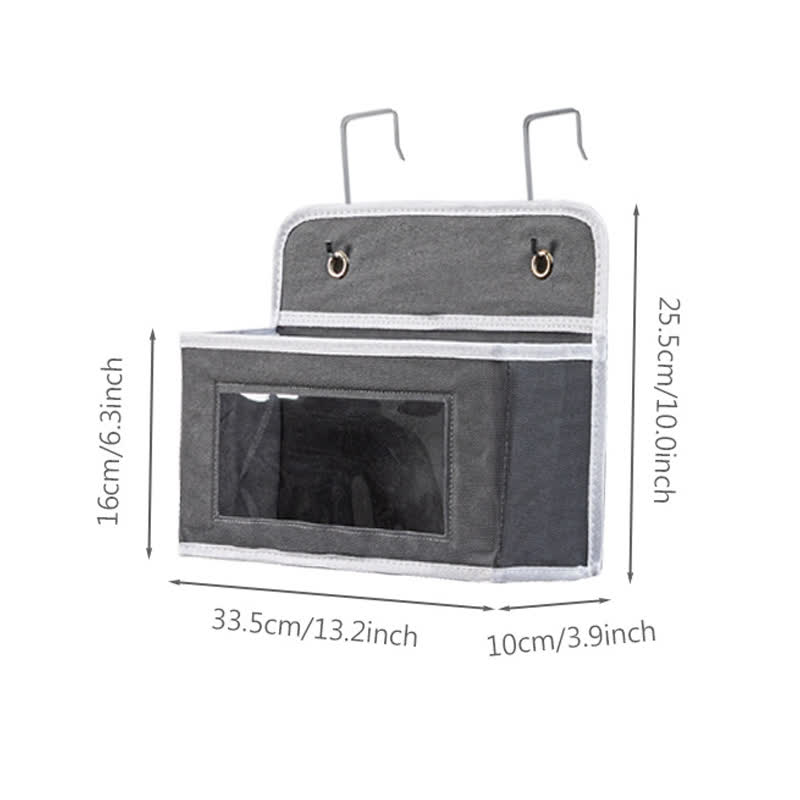 Dorm Hanging Multi-Layer Storage Organizer - Dark Grey - 3PCS - 13"L x 4"W x 10"H - image 16