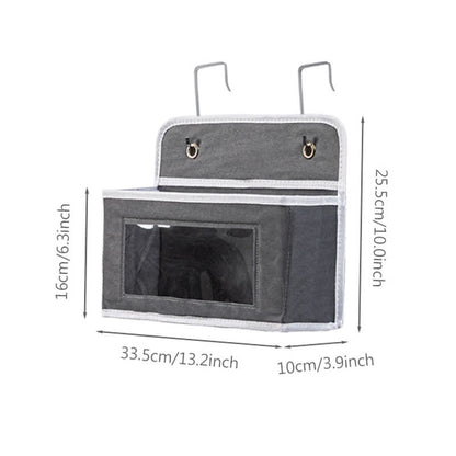 Dorm Hanging Multi-Layer Storage Organizer - Dark Grey - 3PCS - 13"L x 4"W x 10"H - image 16