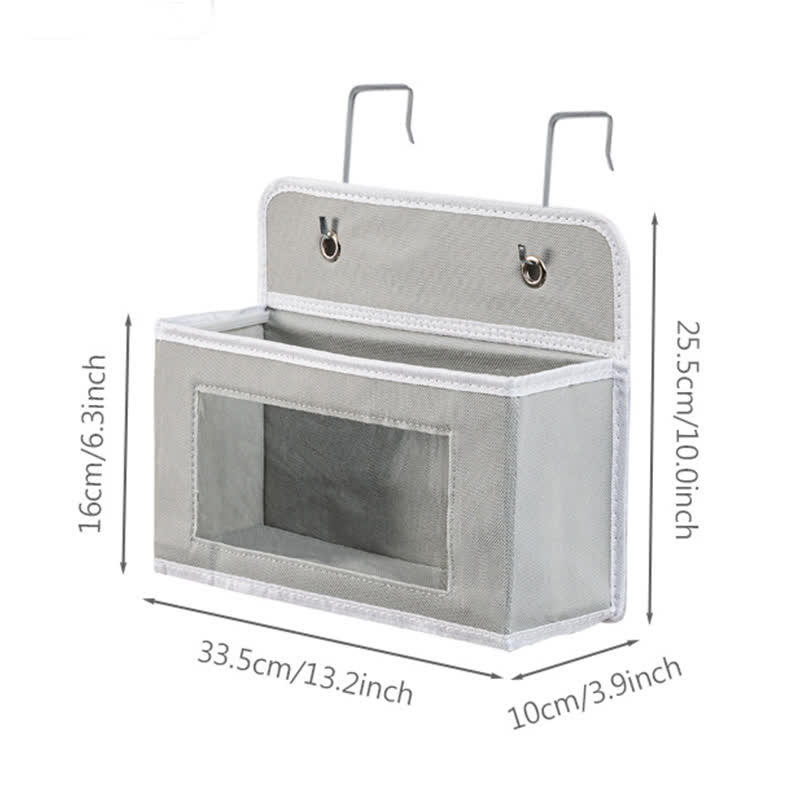 Dorm Hanging Multi-Layer Storage Organizer - Light Gray - 3PCS - 13"L x 4"W x 10"H - image 9