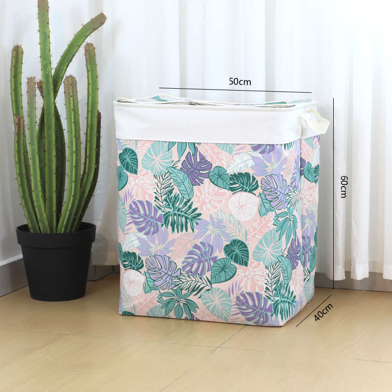 Floral Leaf Zipper Storage Bag - image 7