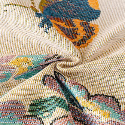 Green Leaf Floral Chenille Sofa Protector - image 7