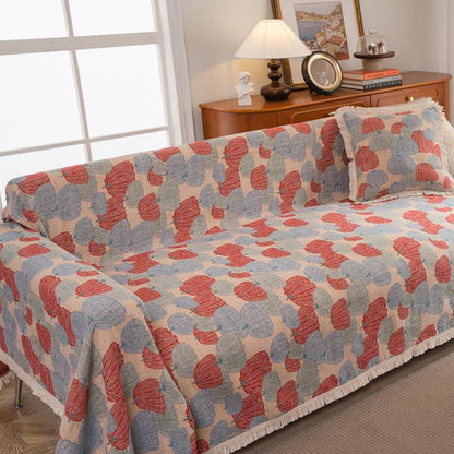 Vintage Jacquard Pumpkin Sofa Protector - image 3