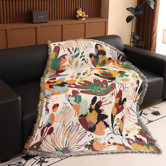 Artistic Butterfly Cotton Gauze Throw - 51" x 71" - image 0