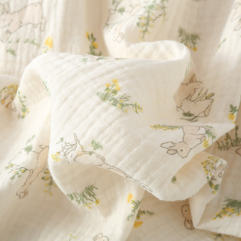 Rustic Bunny Cotton Ruffle Cami Pajamas - image 8