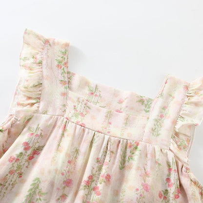 Pink Rose Padded Ruffle Sleeveless Nightwear - image 2