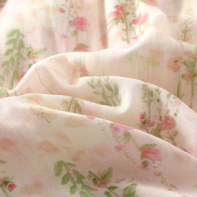 Pink Rose Padded Ruffle Sleeveless Nightwear - image 9