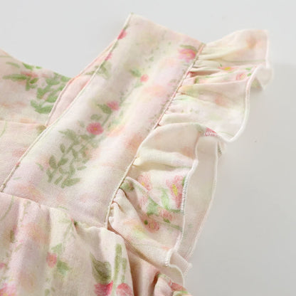 Pink Rose Padded Ruffle Sleeveless Nightwear - image 6