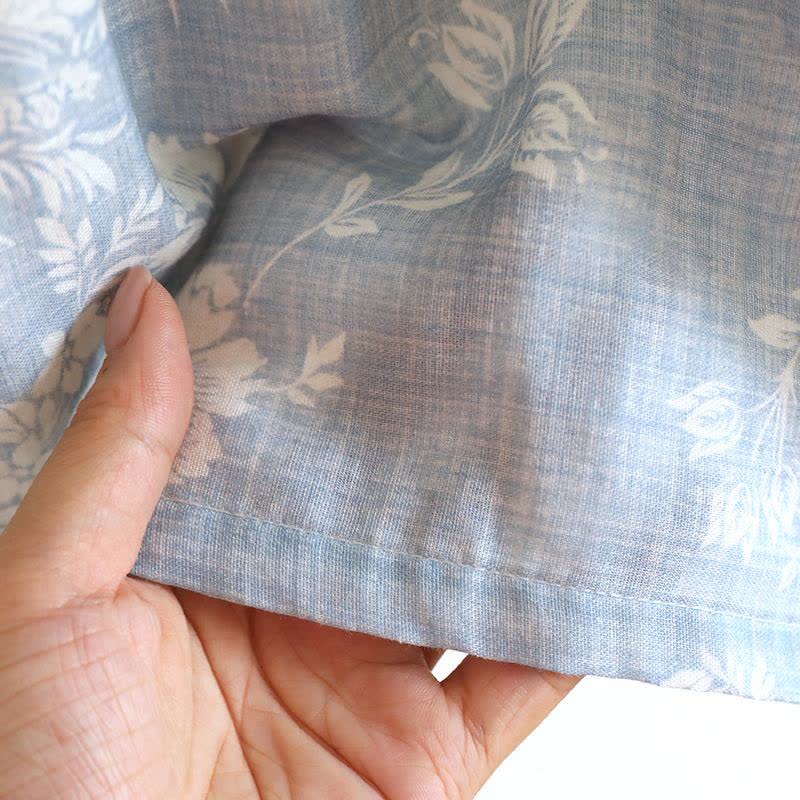 Rose Bow Cotton Padded Cami Pajamas - image 14