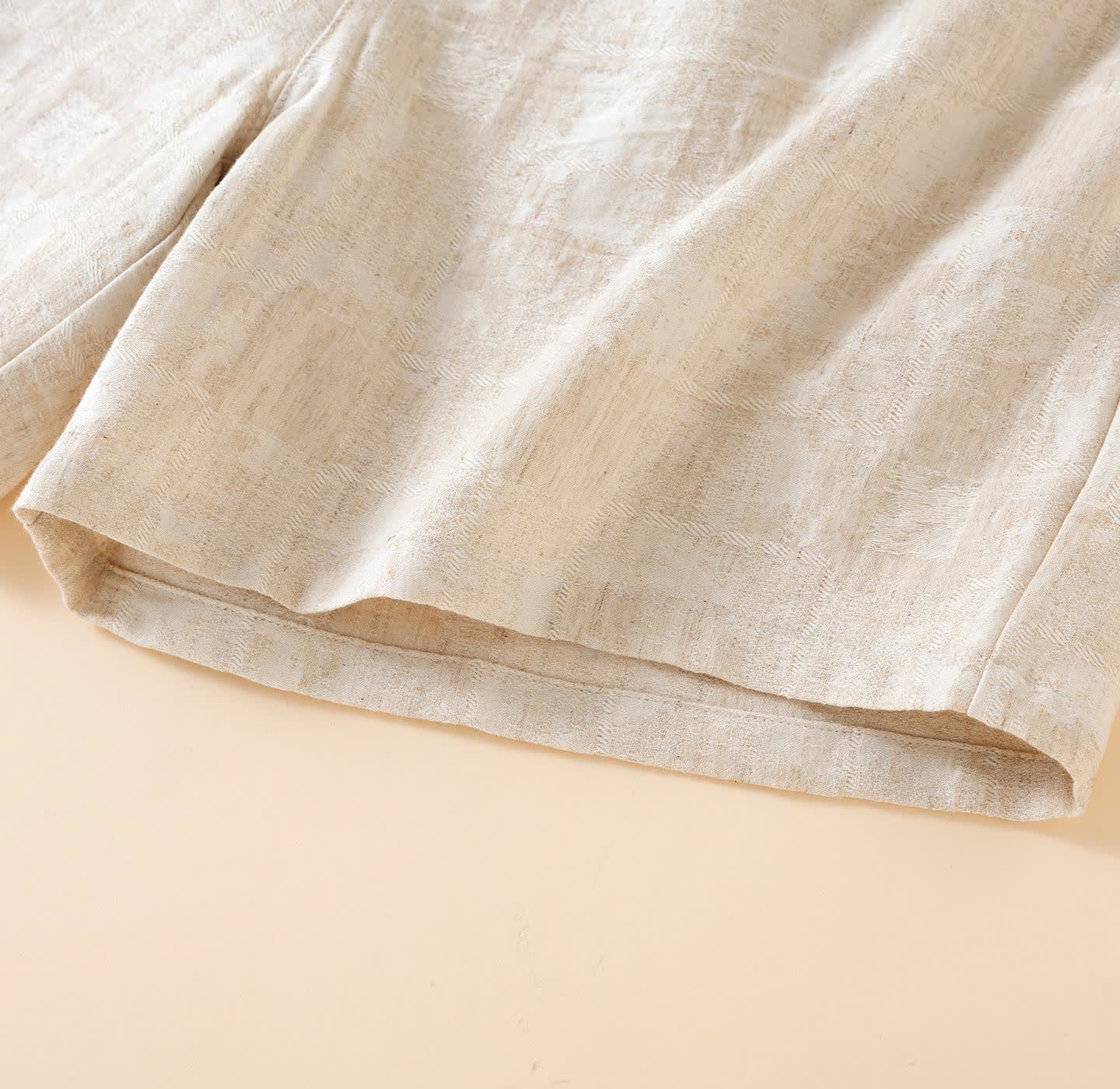 Couple Matching Cotton Linen Pajama Shorts - image 6