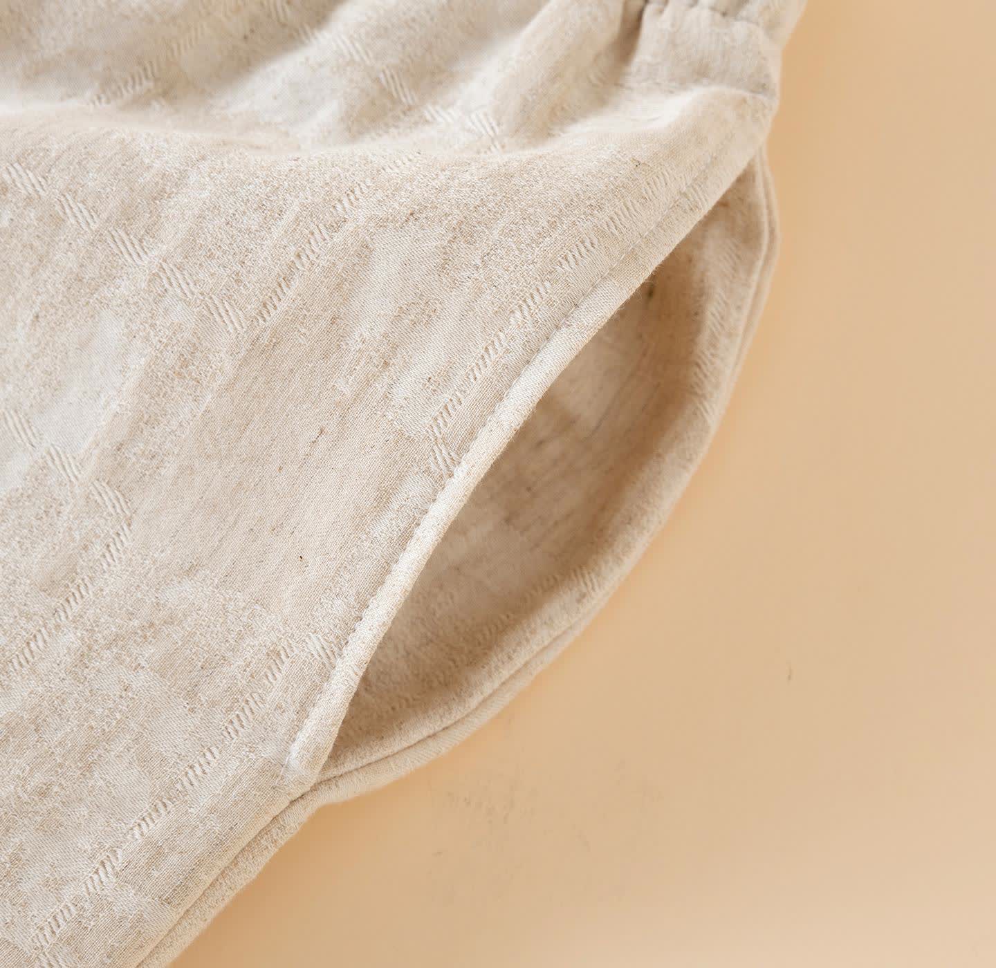 Couple Matching Cotton Linen Pajama Shorts - image 5