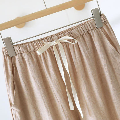 Couple Matching Cotton Linen Lounge Pants - image 6