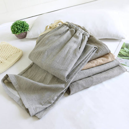 Couple Matching Cotton Linen Lounge Pants - image 2